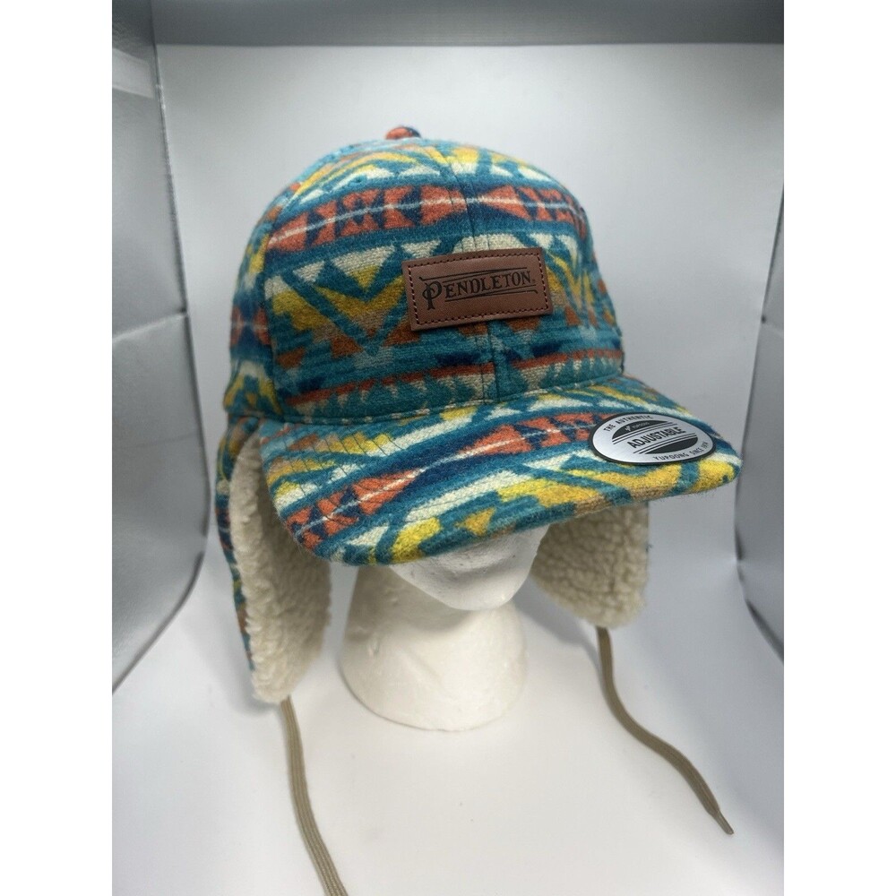 Pendleton The Classic Timberline Summit Peak Wool Ear Flap Trapper Hat Cap